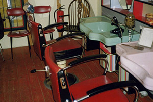 Unser Friseursalon im alten Stil